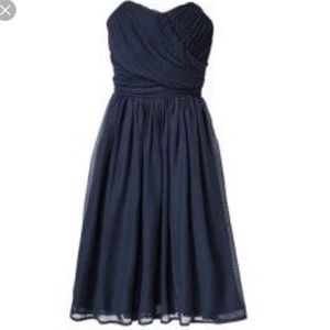 Blue bridesmaids dress